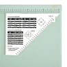 Vaessen Creative Score Easy Scoringboard 12x12 Inch Mint (2137-143)