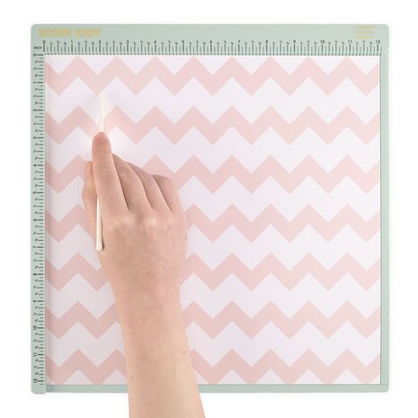 Vaessen Creative Score Easy Scoringboard 12x12 Inch Mint (2137-143)