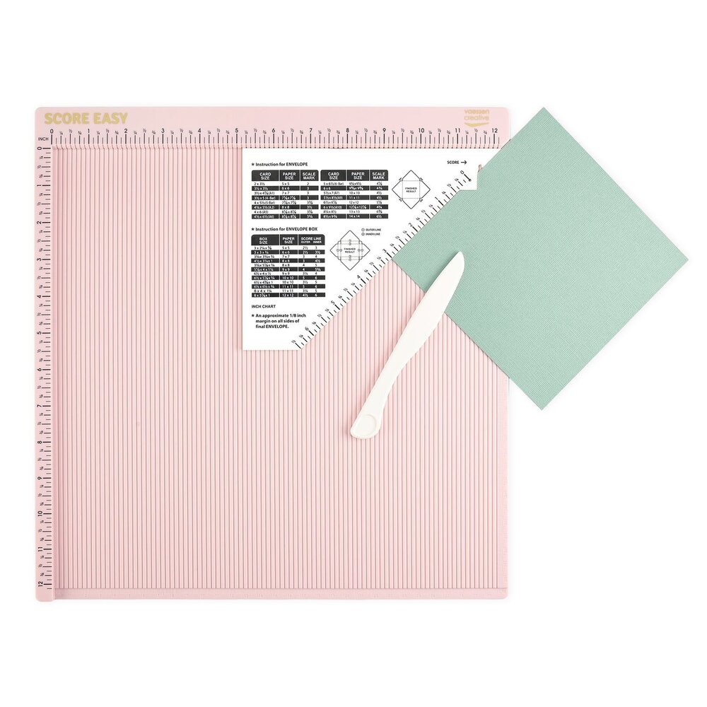 Vaessen Creative Score Easy Scoringboard 12x12 Inch Pink (2137-144)