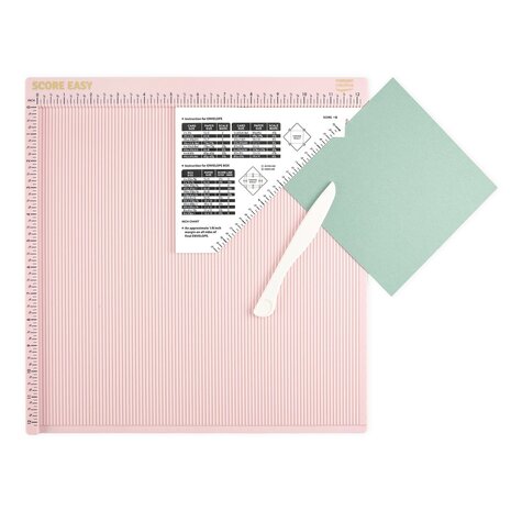 Vaessen Creative Score Easy Scoringboard 12x12 Inch Pink (2137-144)
