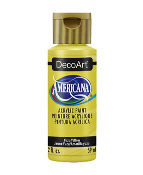 DecoArt Americana Acrylic Paint Yuzu Yellow (DA441)