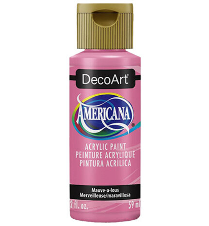 DecoArt Americana Acrylic Paint Mauve-a-lous (DA444) DecoArt Americana Acrylic Paint Mauve-a-lous (DA444)