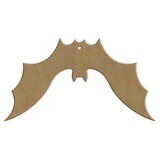 Aladine Halloween MDF Shapes 14x8cm Hanging Bat (4300)