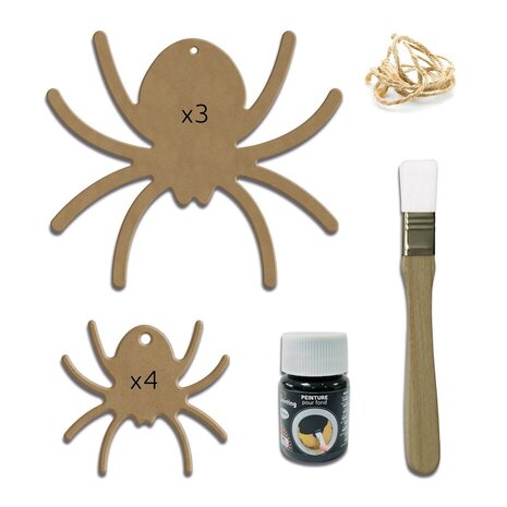 Aladine DIY Deco Set MDF Shapes Halloween Spider (85641) Aladine DIY Deco Set MDF Shapes Halloween Spider (85641)