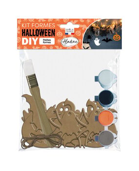 Aladine DIY Deco Set Little MDF Shapes Halloween (85643)