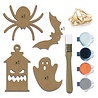 Aladine DIY Deco Set Big MDF Shapes Halloween Shapes (85644)