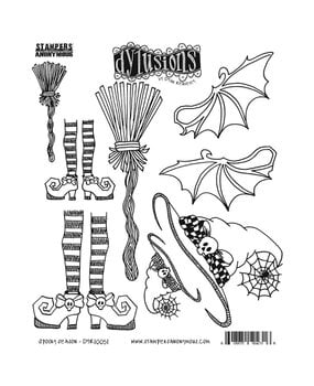 Ranger PRE-ORDER Dylusions Spooky Season Cling Stamps (DYR10051)