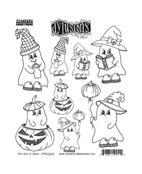 Ranger PRE-ORDER Dylusions Too Cute to Spook Cling Stamps (DYR10053)