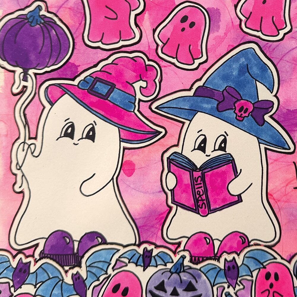 Ranger PRE-ORDER Dylusions Too Cute to Spook Cling Stamps (DYR10053)