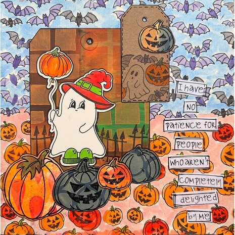 Ranger PRE-ORDER Dylusions Halloween Backgrounds Border Cling Stamps (DYR10055) Ranger PRE-ORDER Dylusions Halloween Backgrounds Border Cling Stamps (DYR10055)