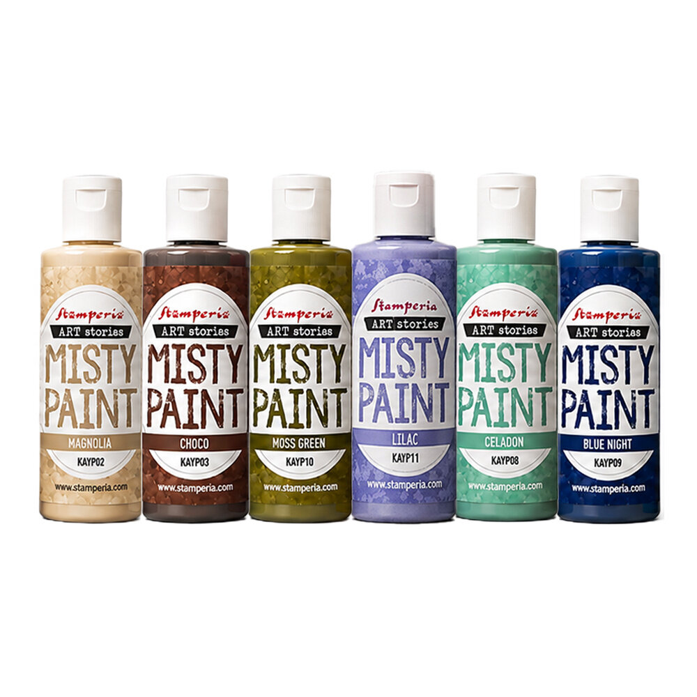 Stamperia Art Stories Misty Paint Nature Colors (KAYPX02) Stamperia Art Stories Misty Paint Nature Colors (KAYPX02)