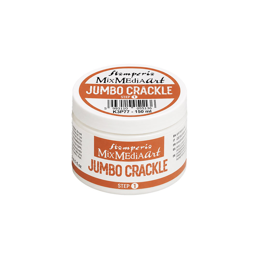 Stamperia Jumbo Crackle Transparent Step 1 150ml (K3P77)
