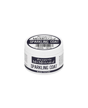 Stamperia Black Sparkling Coat 150ml (K3P80)