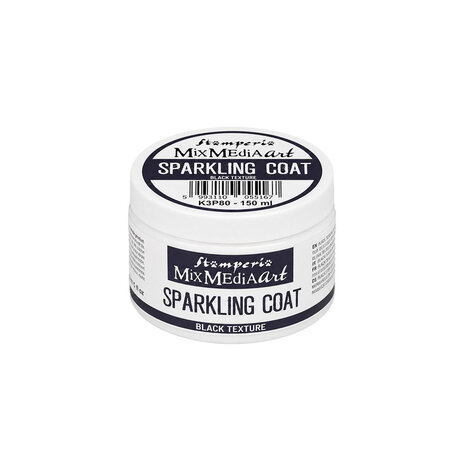 Stamperia Black Sparkling Coat 150ml (K3P80)