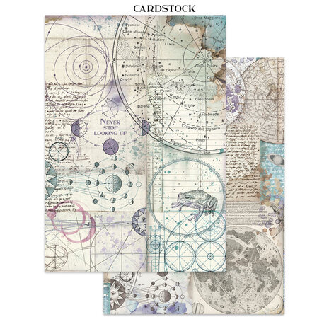 Stamperia Cosmos Junk Journal A5 Focus Points (SBJKS08)