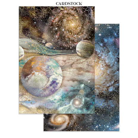 Stamperia Cosmos Junk Journal A5 Focus Points (SBJKS08)