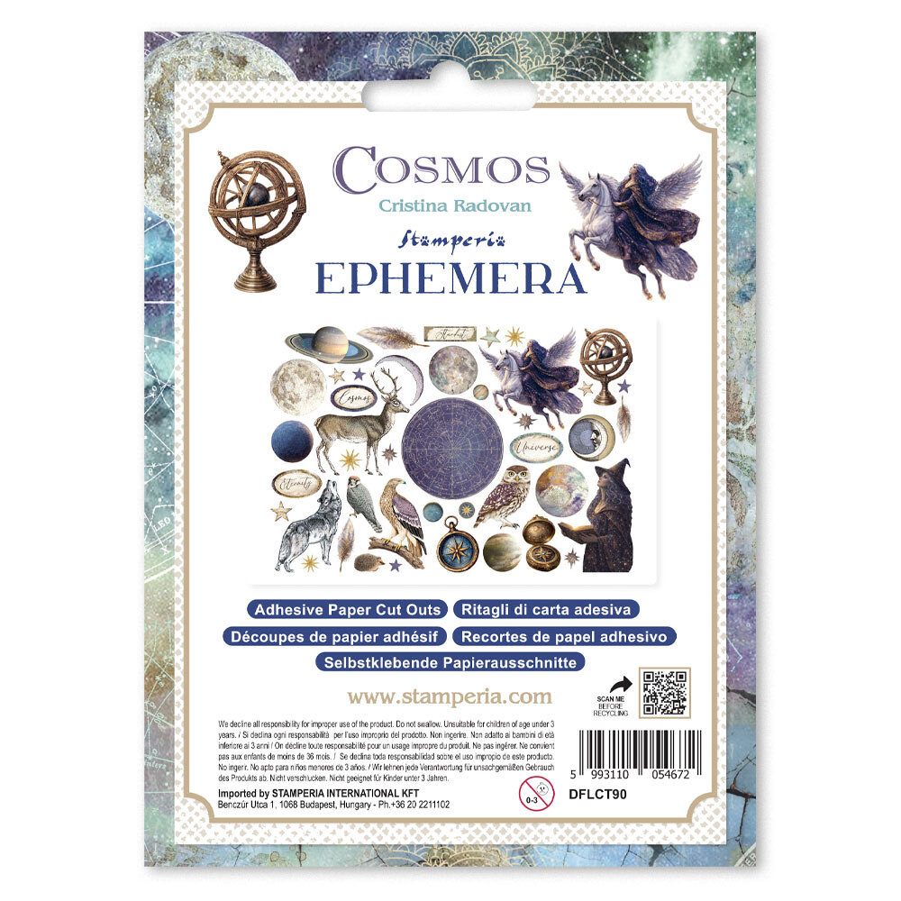 Stamperia Cosmos Ephemera (DFLCT90) Stamperia Cosmos Ephemera (DFLCT90)