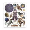Stamperia Cosmos 8x8 Inch Rub-On Assortment (DFLRBXG14)