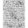 Stamperia Cosmos Thick Stencils 20x25cm Handwriting (KSTD219)