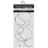 Stamperia Cosmos Thick Stencils 12x25cm Ink Orbits (KSTDL173)