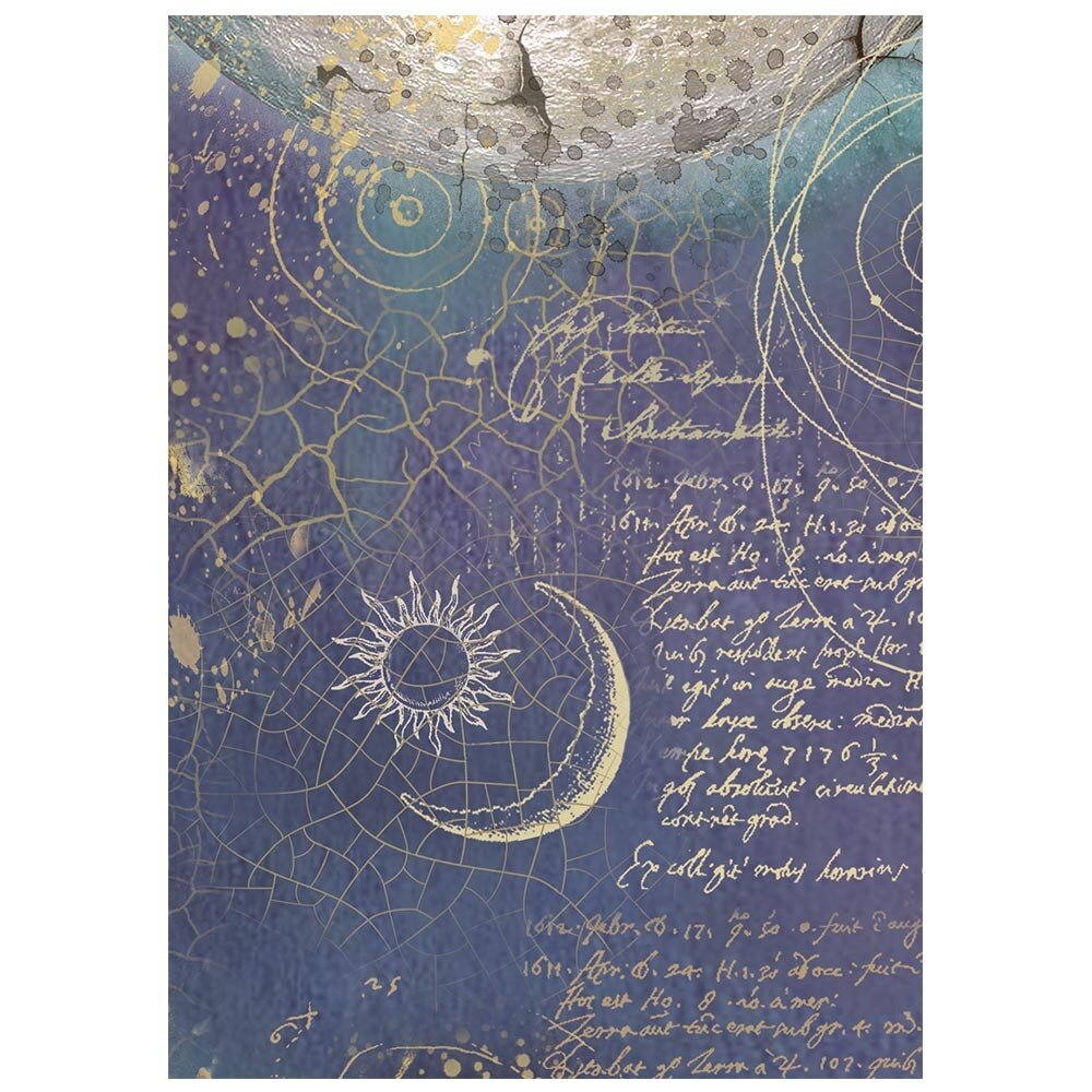 Stamperia Cosmos A6 Rice Paper Backgrounds Selection (DFSAK6060)