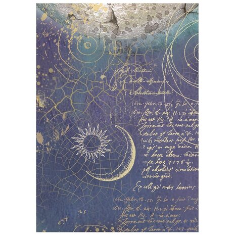 Stamperia Cosmos A6 Rice Paper Backgrounds Selection (DFSAK6060)