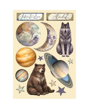 Stamperia Cosmos Wooden Shapes A5 (KLSP207)