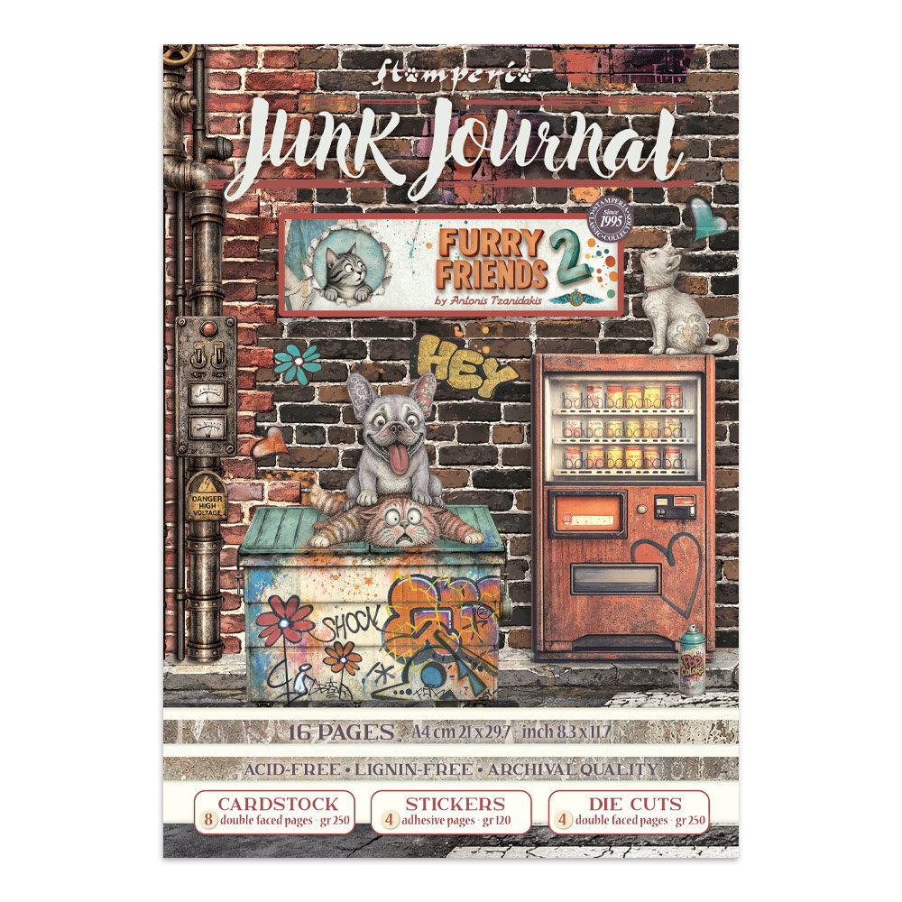 Stamperia Furry Friends 2 Art Journaling Selection (BJS005) Stamperia Furry Friends 2 Art Journaling Selection (BJS005)