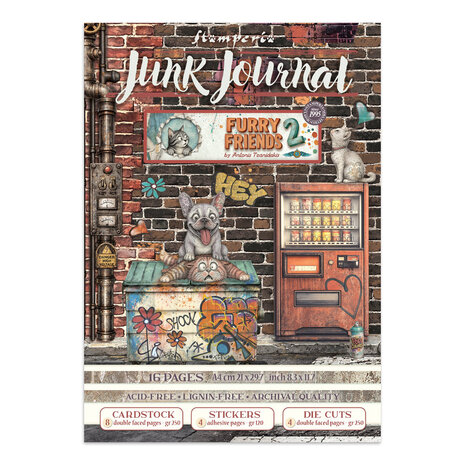 Stamperia Furry Friends 2 Art Journaling Selection (BJS005) Stamperia Furry Friends 2 Art Journaling Selection (BJS005)