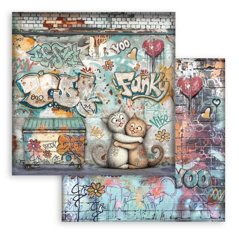 Stamperia Furry Friends 2 12x12 Inch Paper Pack (SBBL194)