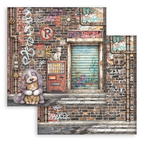 Stamperia Furry Friends 2 12x12 Inch Paper Pack (SBBL194)