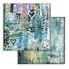 Stamperia Furry Friends 2 Maxi Background 12x12 Inch Paper Pack (SBBL195)