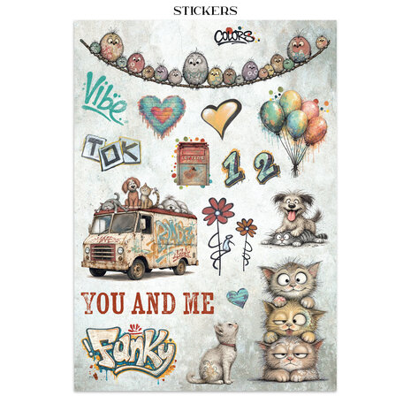 Stamperia Furry Friends 2 Junk Journal (SBJK33)