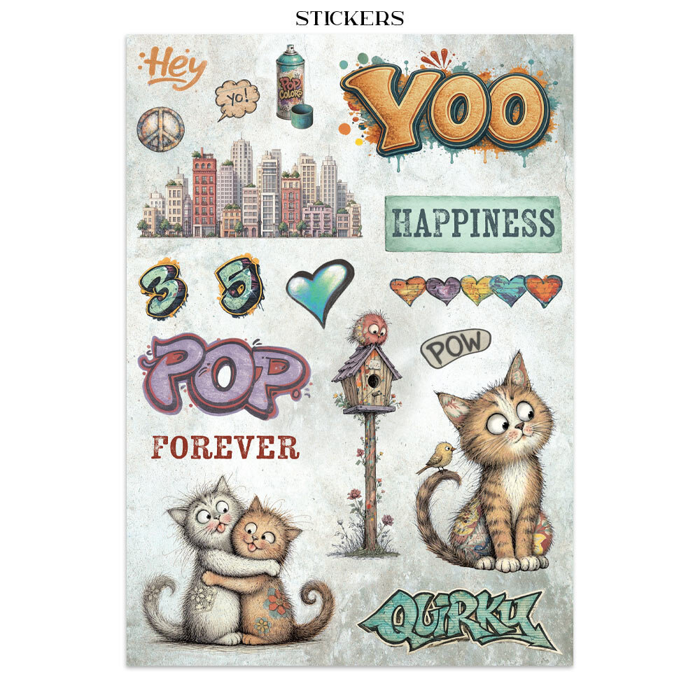 Stamperia Furry Friends 2 Junk Journal (SBJK33)