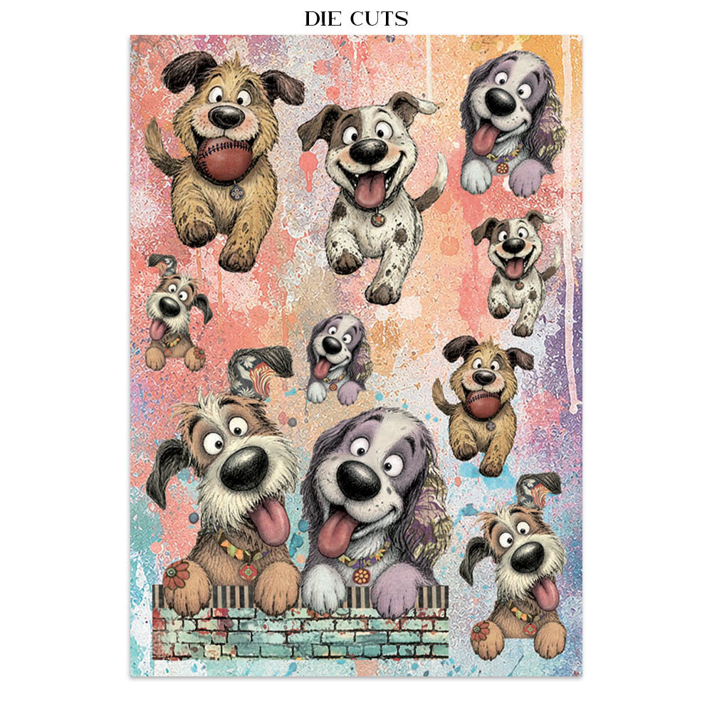 Stamperia Furry Friends 2 Junk Journal A5 Focus Points (SBJKS12)