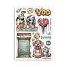 Stamperia Furry Friends 2 A5 Washi Pad (SBW39) Stamperia Furry Friends 2 A5 Washi Pad (SBW39)
