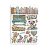 Stamperia Furry Friends 2 A5 Washi Pad (SBW39) Stamperia Furry Friends 2 A5 Washi Pad (SBW39)
