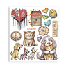 Stamperia Furry Friends 2 8x8 Inch Rub-On Assortment (DFLRBXG18) Stamperia Furry Friends 2 8x8 Inch Rub-On Assortment (DFLRBXG18)
