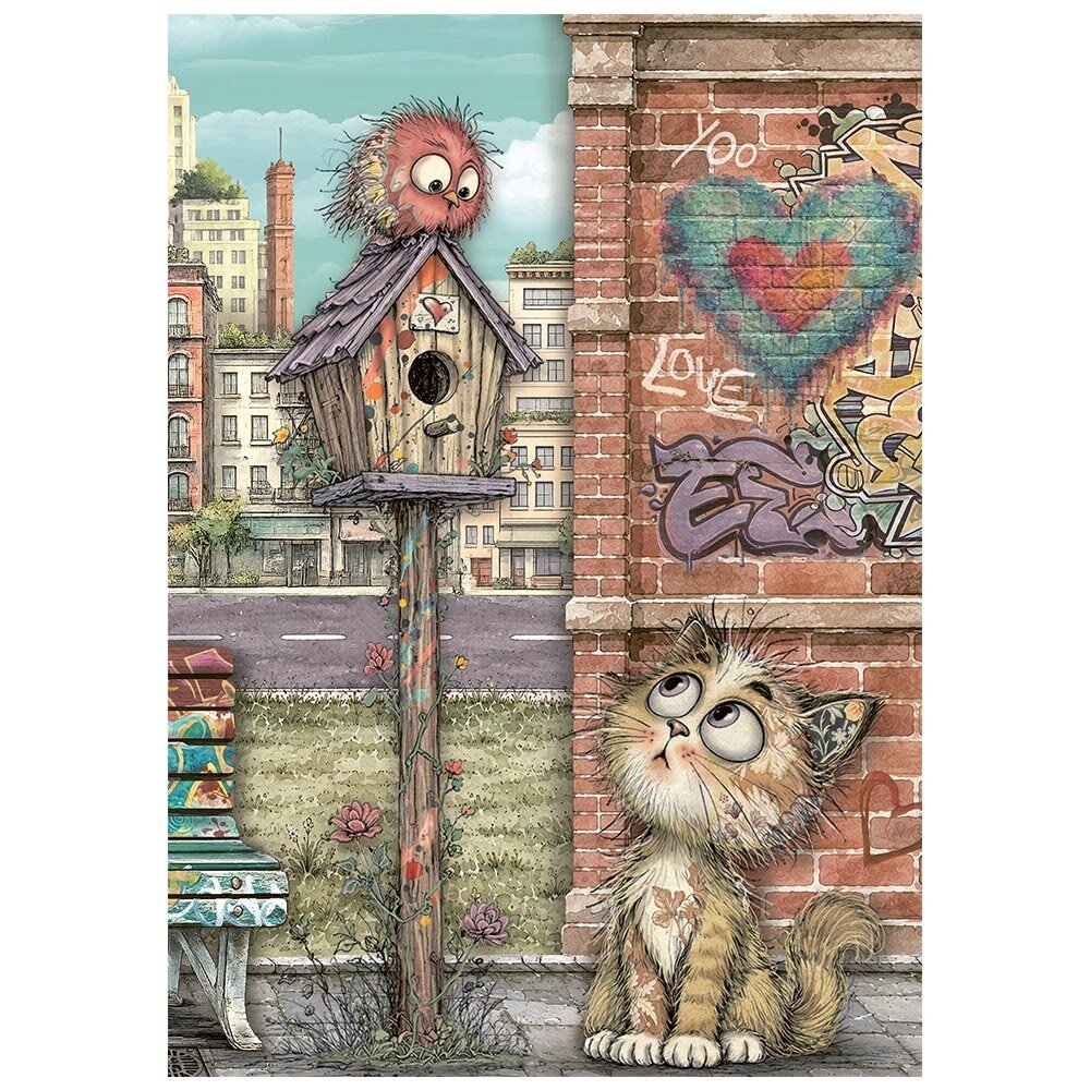 Stamperia Furry Friends 2 A6 Mini Rice paper (DFSA6X15)