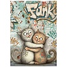 Stamperia Furry Friends 2 A6 Mini Rice paper (DFSA6X15)
