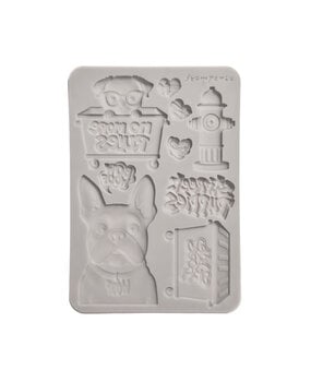 Stamperia Furry Friends 2 A5 Silicon Mould Dogs (KACMA627)