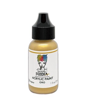 Dina Wakley MEdia Heavy Body Acrylic Paint Oro (MDQ95187) Dina Wakley MEdia Heavy Body Acrylic Paint Oro (MDQ95187)