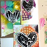 Dina Wakley MEdia PRE-ORDER Masking Stencil Small Squovals (MDS94012) Dina Wakley MEdia PRE-ORDER Masking Stencil Small Squovals (MDS94012)