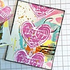 Dina Wakley MEdia PRE-ORDER Cling Stamps Filled Hearts (MDR94258) Dina Wakley MEdia PRE-ORDER Cling Stamps Filled Hearts (MDR94258)