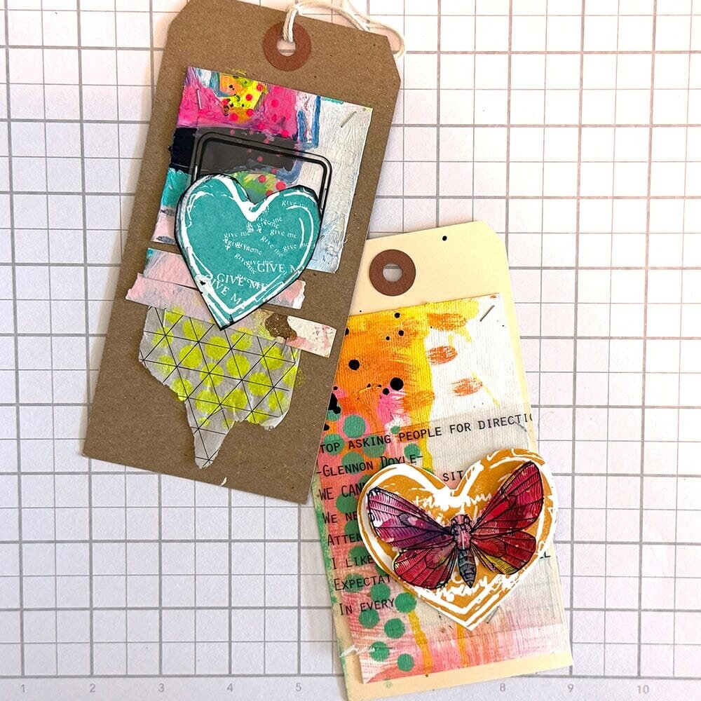 Dina Wakley MEdia PRE-ORDER Cling Stamps Filled Hearts (MDR94258) Dina Wakley MEdia PRE-ORDER Cling Stamps Filled Hearts (MDR94258)