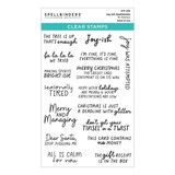 Spellbinders PRE-ORDER Merry Mayhem Joy-ish Sentiments Clear Stamp Set (STP-296)