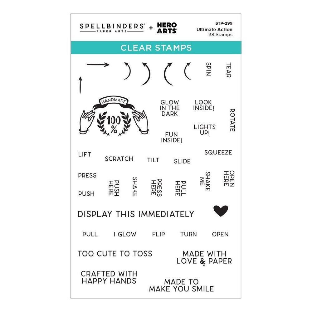 Spellbinders PRE-ORDER Merry Mayhem Ultimate Action Clear Stamp Set (STP-299) Spellbinders PRE-ORDER Merry Mayhem Ultimate Action Clear Stamp Set (STP-299)