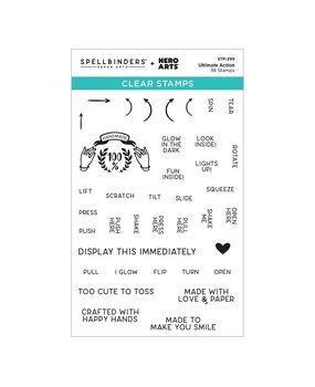 Spellbinders PRE-ORDER Merry Mayhem Ultimate Action Clear Stamp Set (STP-299) Spellbinders PRE-ORDER Merry Mayhem Ultimate Action Clear Stamp Set (STP-299)
