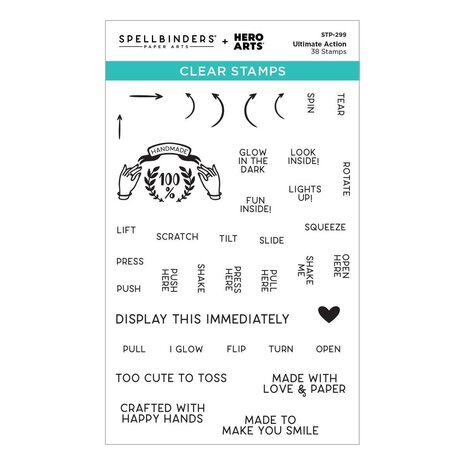 Spellbinders PRE-ORDER Merry Mayhem Ultimate Action Clear Stamp Set (STP-299) Spellbinders PRE-ORDER Merry Mayhem Ultimate Action Clear Stamp Set (STP-299)