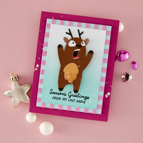 Spellbinders PRE-ORDER Merry Mayhem Rein It In Stamp & Die Set (SDS-245) Spellbinders PRE-ORDER Merry Mayhem Rein It In Stamp & Die Set (SDS-245)